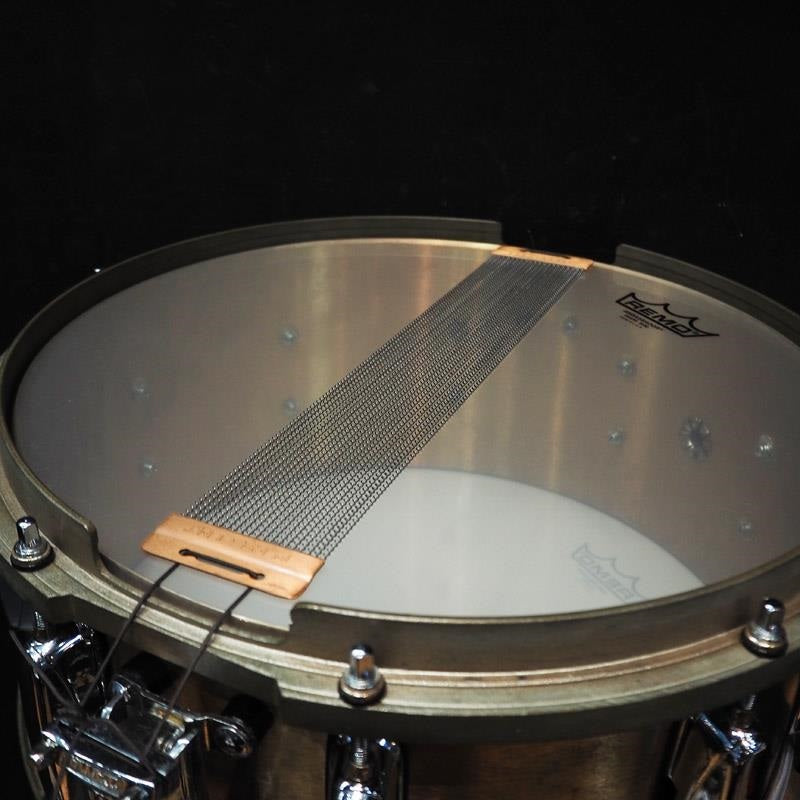 USED_​​90's_PL5325_[Power_Metal_Series_Bell_Brass_Snare_Drum_14×6_5_Made_In_Japan]_09