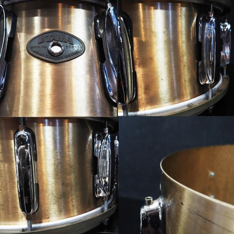 USED_​​90's_PL5325_[Power_Metal_Series_Bell_Brass_Snare_Drum_14×6_5_Made_In_Japan]_11