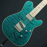 USED_​​Addictone_ECHO_Quilted_maple_Top_(Trans_Blue)[SN_549]_01
