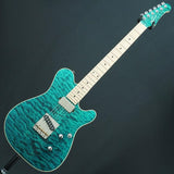 USED_​​Addictone_ECHO_Quilted_maple_Top_(Trans_Blue)[SN_549]_03
