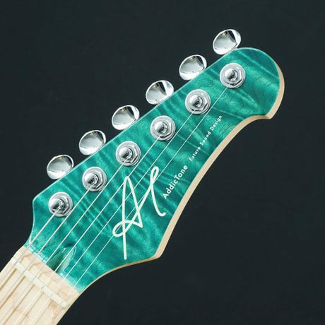 USED_​​Addictone_ECHO_Quilted_maple_Top_(Trans_Blue)[SN_549]_07