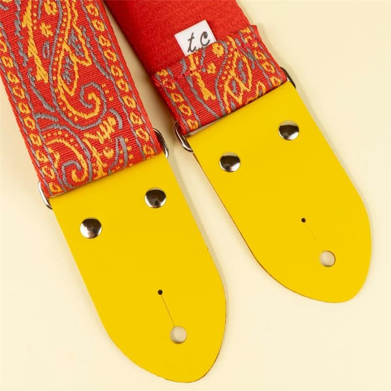 Paisley_Guitar_Strap_2_Red_07