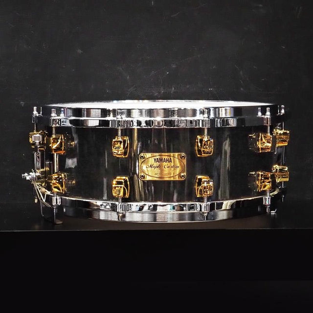 USED_​​MSD0105_[Maple_Custom_Snare_Drum_14×5_5_Black_Maple][Made_in_Japan_Late_Model_Lugs_YAMAHA_Fiber_Case_Included]_01