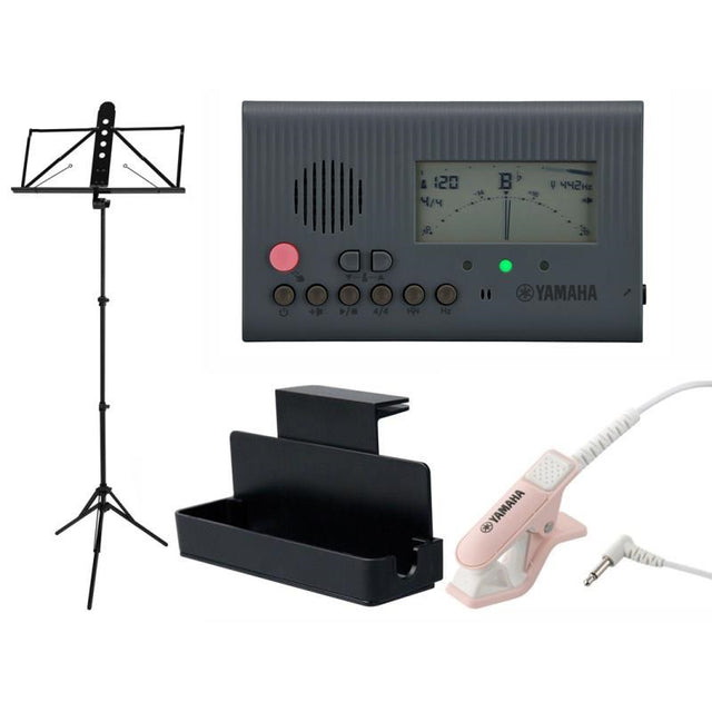 Yamaha___TDM-600GY_Tuner_Metronome_4-Piece_Set_(TDM-600GY_TM-40PK_MS-RKDX_MS-260AL)_[Great_Value_Set!!]_01