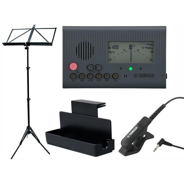 YAMAHA_TDM-600GY_Tuner_Metronome_4-Piece_Set_(TDM-600GY_TM-40BK_MS-RKDX_VIVACE_MS-500)_[Great_Value_Set!!]_01