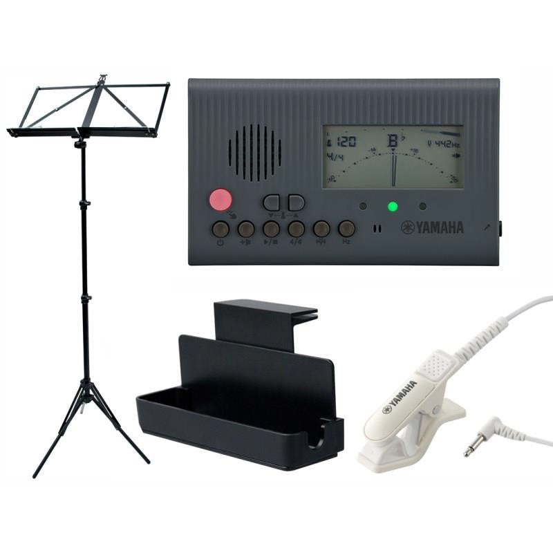 YAMAHA_TDM-600GY_Tuner_&_Metronome_4-Piece_Set_(TDM-600GY_TM-40IV_MS-RKDX_VIVACE_MS-500)_[Great_Value_Set!!]_01