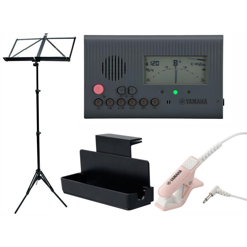 YAMAHA_TDM-600GY_Tuner_Metronome_4-Piece_Set_(TDM-600GY_TM-40PK_MS-RKDX_VIVACE_MS-500)_[Great_Value_Set!!]_01