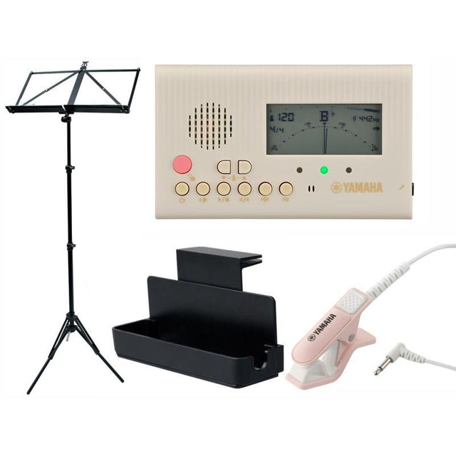 YAMAHA_TDM-600BE_Tuner_Metronome_4-Piece_Set_(TDM-600BE_TM-40PK_MS-RKDX_VIVACE_MS-500)_[Great_Value_Set!!]_01