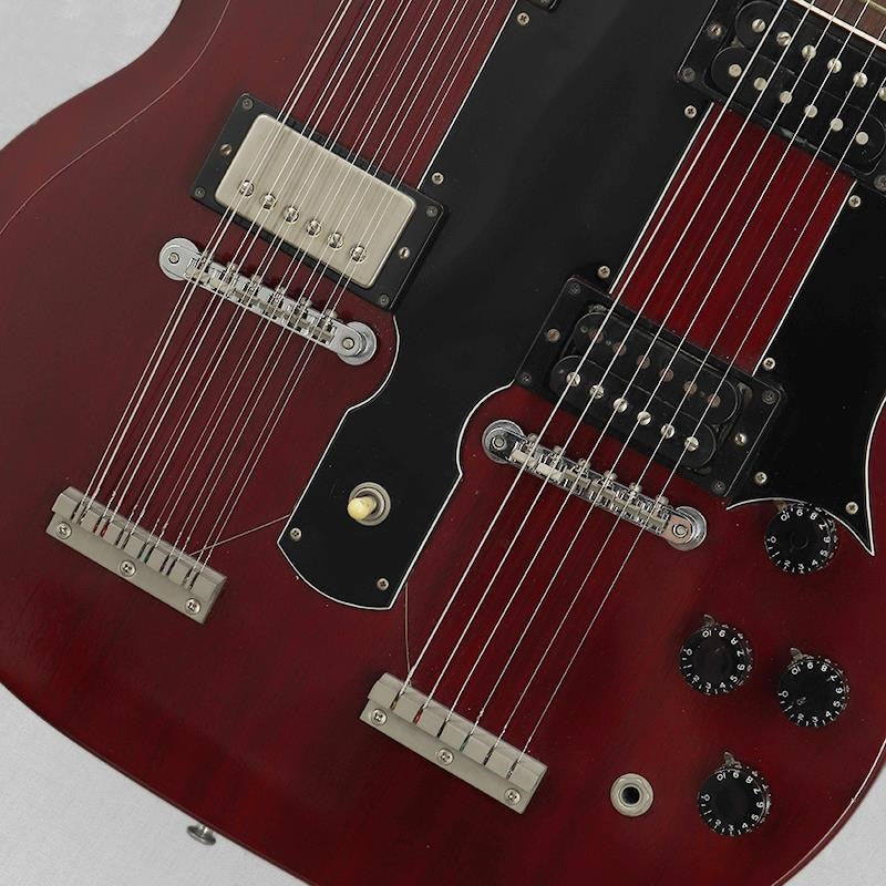 USED_​​Replica_Double_Neck_JP_Style_Cherry_06
