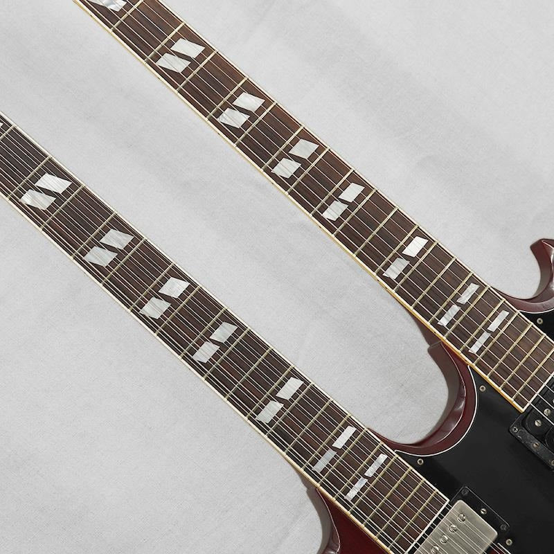 USED_​​Replica_Double_Neck_JP_Style_Cherry_09
