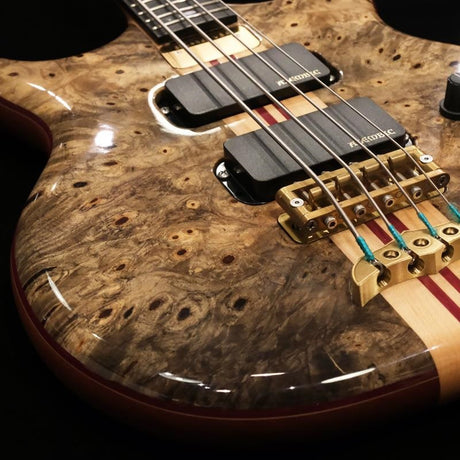 USED_​​SCSB4___Stanley_Clark_Deluxe_(Buckeye_Burl_Top_&_5A_Quilted_Maple_Back)_w_Front_LEDs_Violet_'17_03
