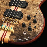 USED_​​SCSB4___Stanley_Clark_Deluxe_(Buckeye_Burl_Top_&_5A_Quilted_Maple_Back)_w_Front_LEDs_Violet_'17_05