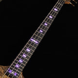 USED_​​SCSB4___Stanley_Clark_Deluxe_(Buckeye_Burl_Top_&_5A_Quilted_Maple_Back)_w_Front_LEDs_Violet_'17_06