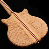 USED_​​SCSB4___Stanley_Clark_Deluxe_(Buckeye_Burl_Top_&_5A_Quilted_Maple_Back)_w_Front_LEDs_Violet_'17_08