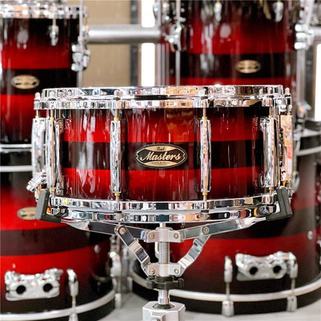 USED_​​MMGP1465S_C_#839_[Masters_Maple_Gum_Snare_Drum_14×6_5_Red-bursted_Triband]_01