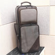 Guardbags___Elite_Series_4-ECLG-CN_cro_Trumpet_Double_Case___Crocodile_Embossed_Gray_Leather_&_Chocolate_Brown_Leather_Trim_01