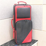 Guardbags___Elite_Series_4-ECLNB-D_cro_Trumpet_Double_Case___Crocodile_Embossed_Navy_Leather_with_Red_Leather_Trim_01