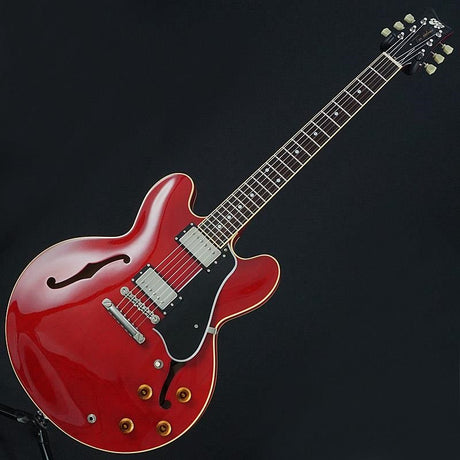 USED_​​THC_Semi_Hollow_Standard_Dot_(Cherry)_[SN_A110194]_Tom_Holmes_03