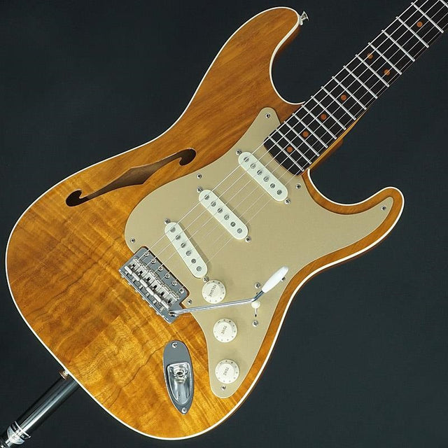USED_​​2017_Limited_Artisan_Thinline_KOA_Stratocaster_NOS_(Natural)_[SN_CZ530320]_Fender_01
