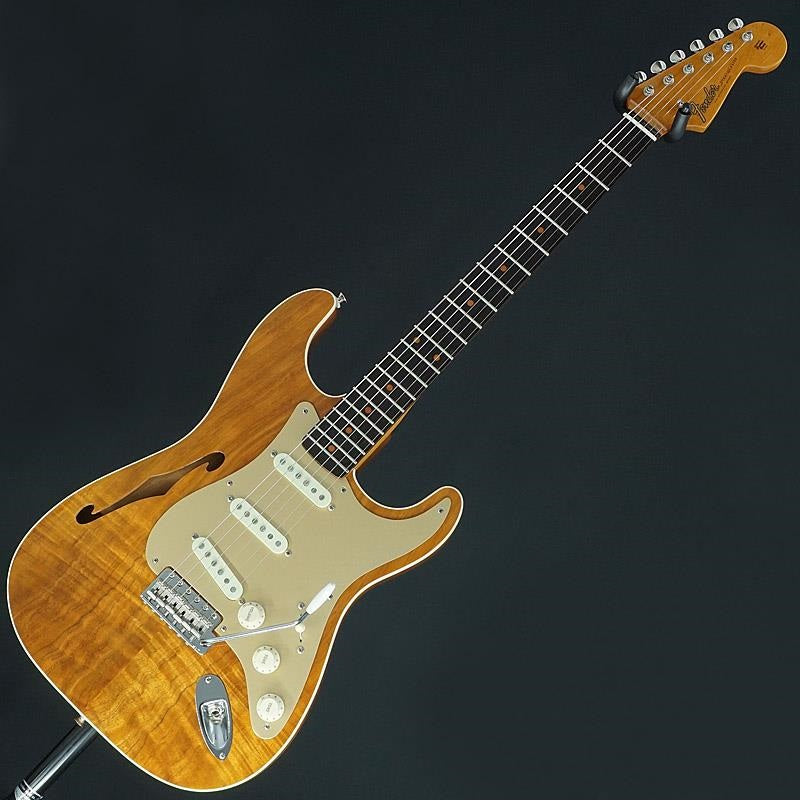 USED_​​2017_Limited_Artisan_Thinline_KOA_Stratocaster_NOS_(Natural)_[SN_CZ530320]_Fender_03