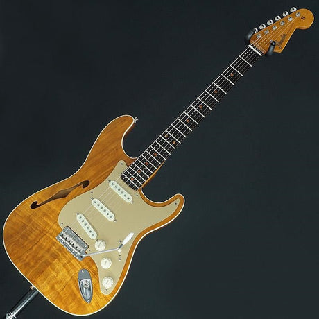 USED_​​2017_Limited_Artisan_Thinline_KOA_Stratocaster_NOS_(Natural)_[SN_CZ530320]_Fender_03