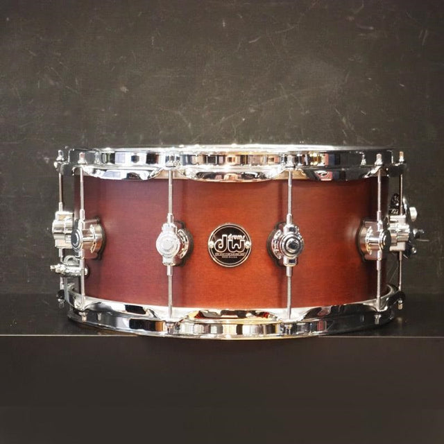 USED_​​Performance_Series_Snare_14''×6_5''___Tobacco_Stain_Satin_Oil_01