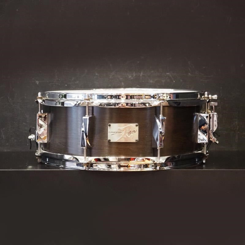 USED_​​JSM-1455___Antique_Ebony_Matt_LQ_[YAIBA_II_Maple_Snare_Drum_14×5_5]_01