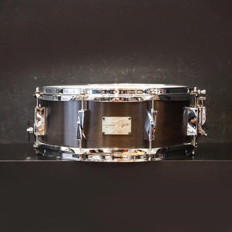 USED_​​JSM-1455___Antique_Ebony_Matt_LQ_[YAIBA_II_Maple_Snare_Drum_14×5_5]_01
