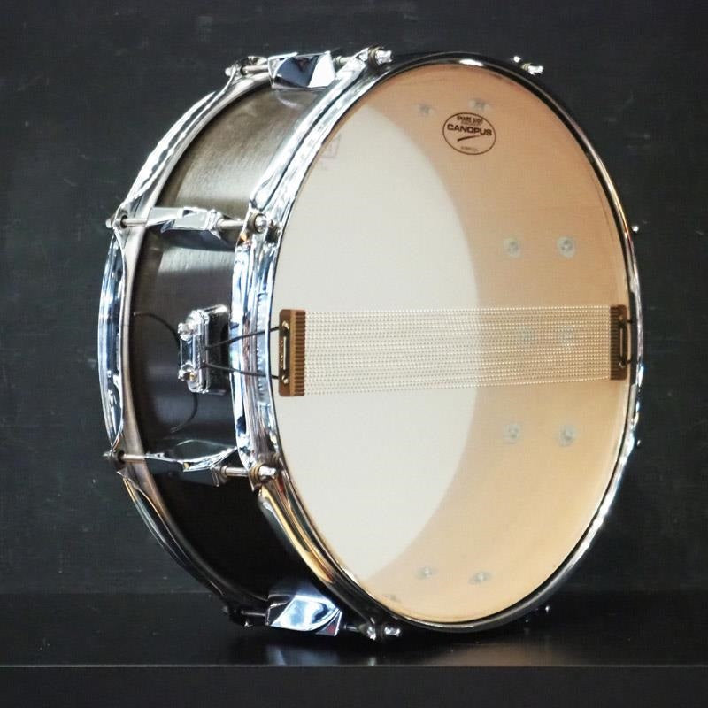 USED_​​JSM-1455___Antique_Ebony_Matt_LQ_[YAIBA_II_Maple_Snare_Drum_14×5_5]_06