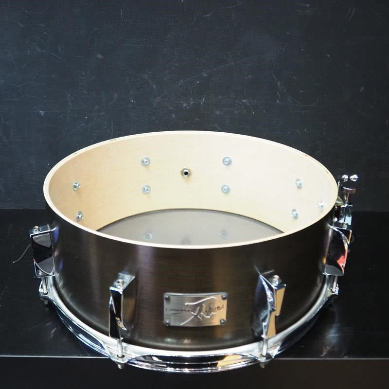 USED_​​JSM-1455___Antique_Ebony_Matt_LQ_[YAIBA_II_Maple_Snare_Drum_14×5_5]_07