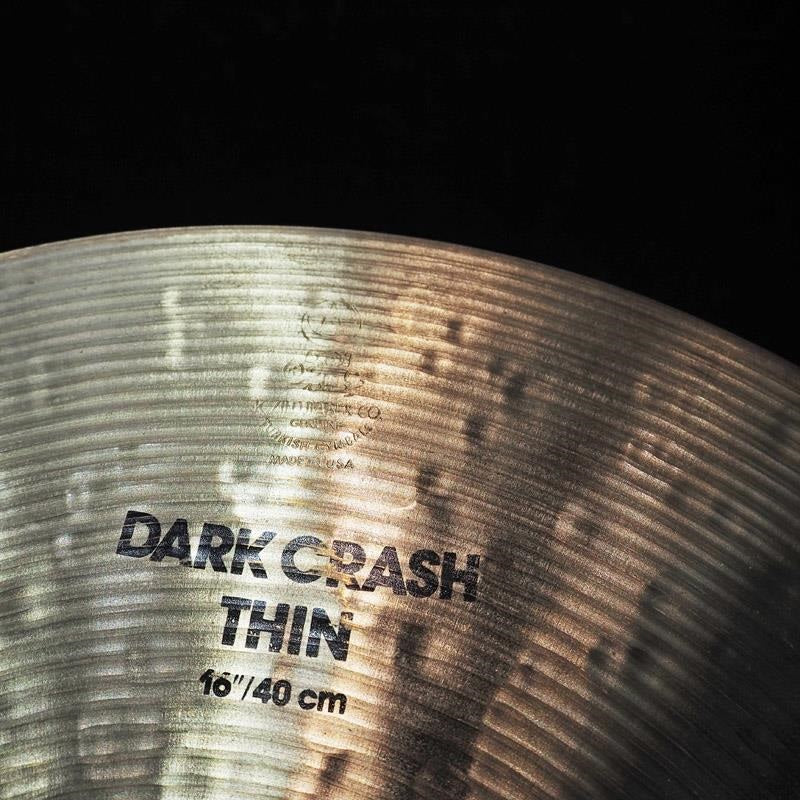 USED_​​80's-90's_K_Zildjian_Dark_Crash_Thin_16_[1070g]_11