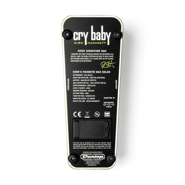 [9V_adapter_included!]_KH95_Kirk_Hammett_Signature_Wah_(Jim_Dunlop)_Crybaby_Wah_Pedal_05