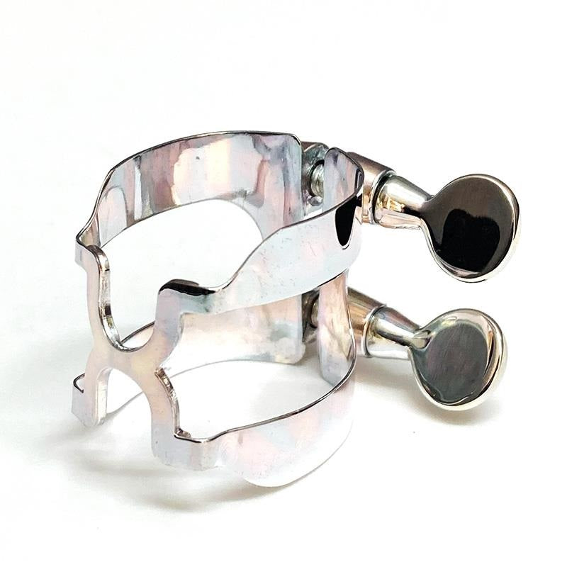 _AD_SP__Alto_Saxophone_Ligature_for_Harrison_Dukoff_Metal，_Silver_Plated_01