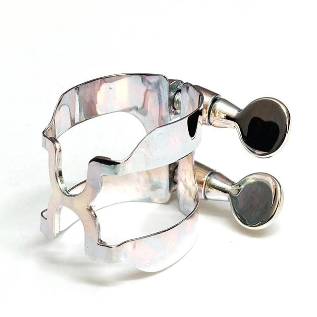 _AD_SP__Alto_Saxophone_Ligature_for_Harrison_Dukoff_Metal，_Silver_Plated_01