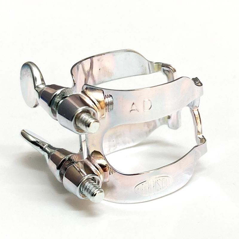 _AD_SP__Alto_Saxophone_Ligature_for_Harrison_Dukoff_Metal，_Silver_Plated_02