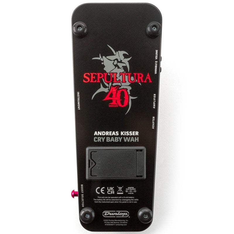 AK95MMXXIV_SEPULTURA_40TH_ANNIVERSARY_CRY_BABY_(Jim_Dunlop)_Wah-Wah_Pedal_Cry_Baby_05