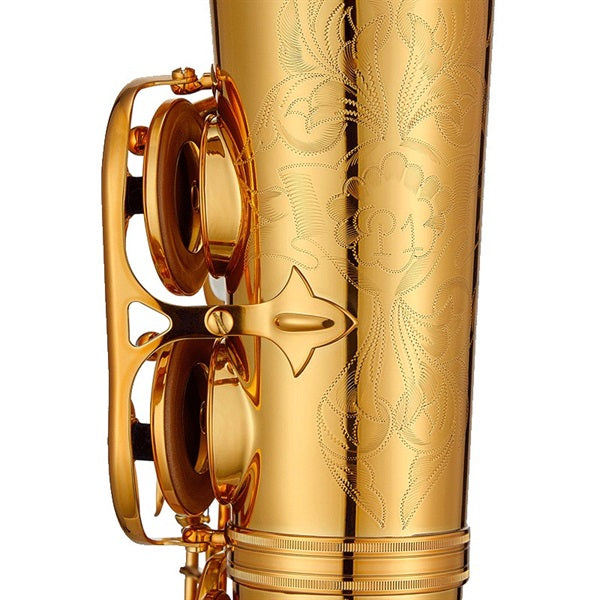 Antigua_PRO_ONE_Alto_Saxophone，_Gold_Lacquer_Finish，_AS6200_(Adjusted_and_Setup_Included)_with_5-Year_Free_Key_Balance_Adjustment_05