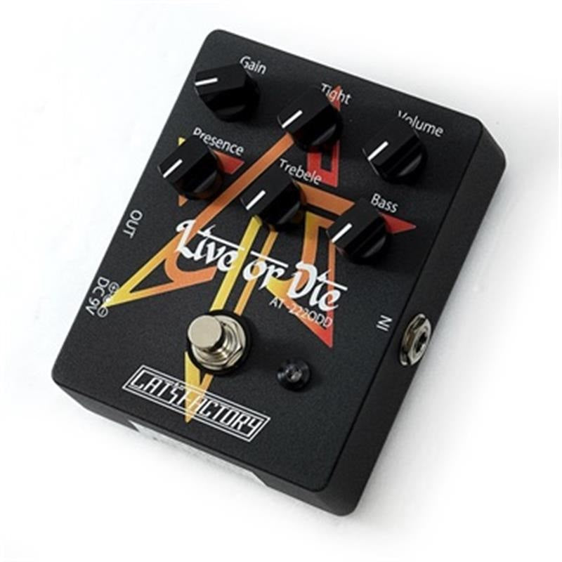 [Autographed_on_the_box!]_AT-222ODD_Live_or_Die_OverDrive_Distortion_[AKIRA_TAKASAKI_Signature_Pedal]_(Cat's_Factory)_Overdrive_Distortion_by_Akira_Takasaki_01