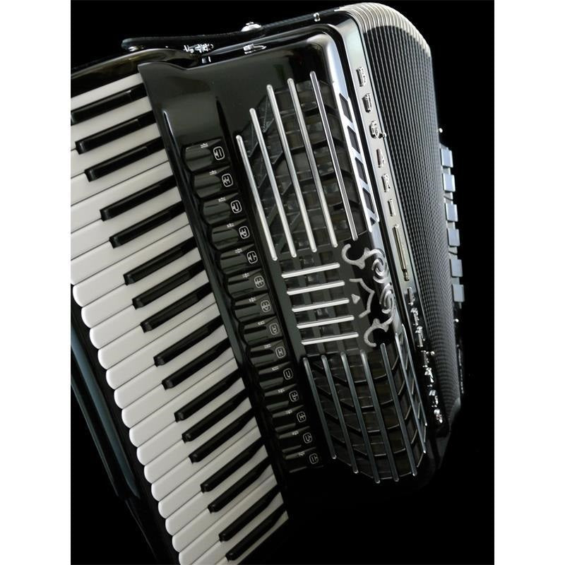 [Autumn_Super_Sale]_288_SILVER_PLUS_TURBO_(Limited_Edition_-_Promotional_Price_-_Includes_Genuine_Hard_Case_with_Casters!)_Bugari_Italian-Made_Accordion，_41_Keys，_High-End，_Double_Chamber，_BUGARI_ARMANDO，_Italy_06