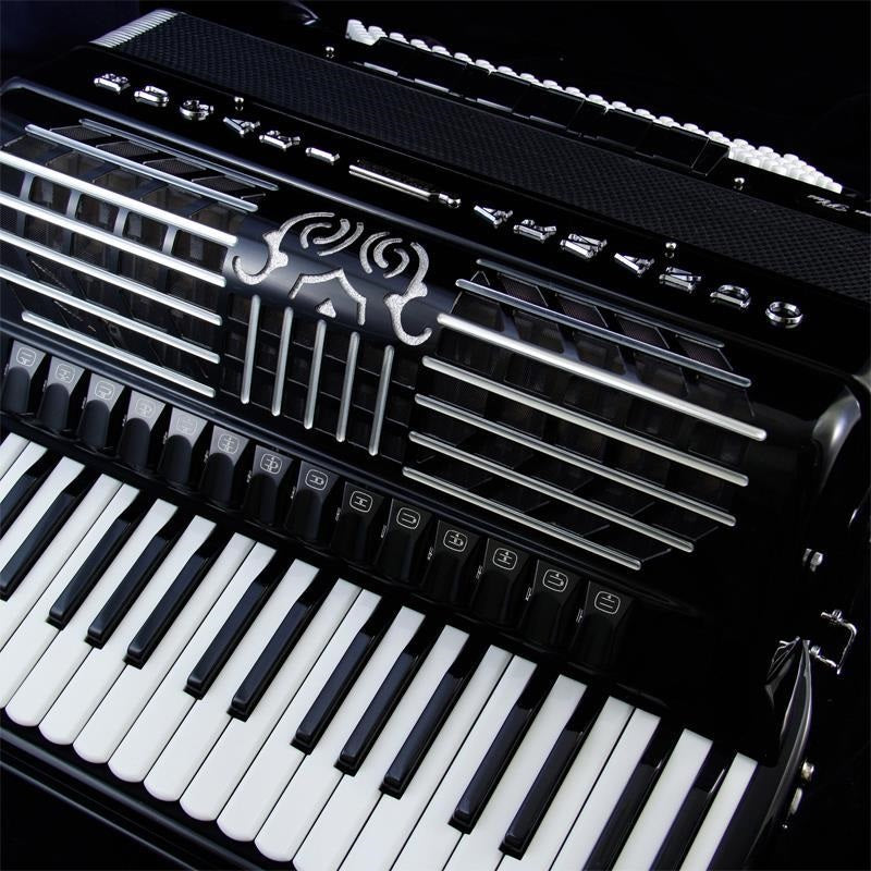 [Autumn_Super_Sale]_288_SILVER_PLUS_TURBO_(Limited_Edition_-_Promotional_Price_-_Includes_Genuine_Hard_Case_with_Casters!)_Bugari_Italian-Made_Accordion，_41_Keys，_High-End，_Double_Chamber，_BUGARI_ARMANDO，_Italy_02