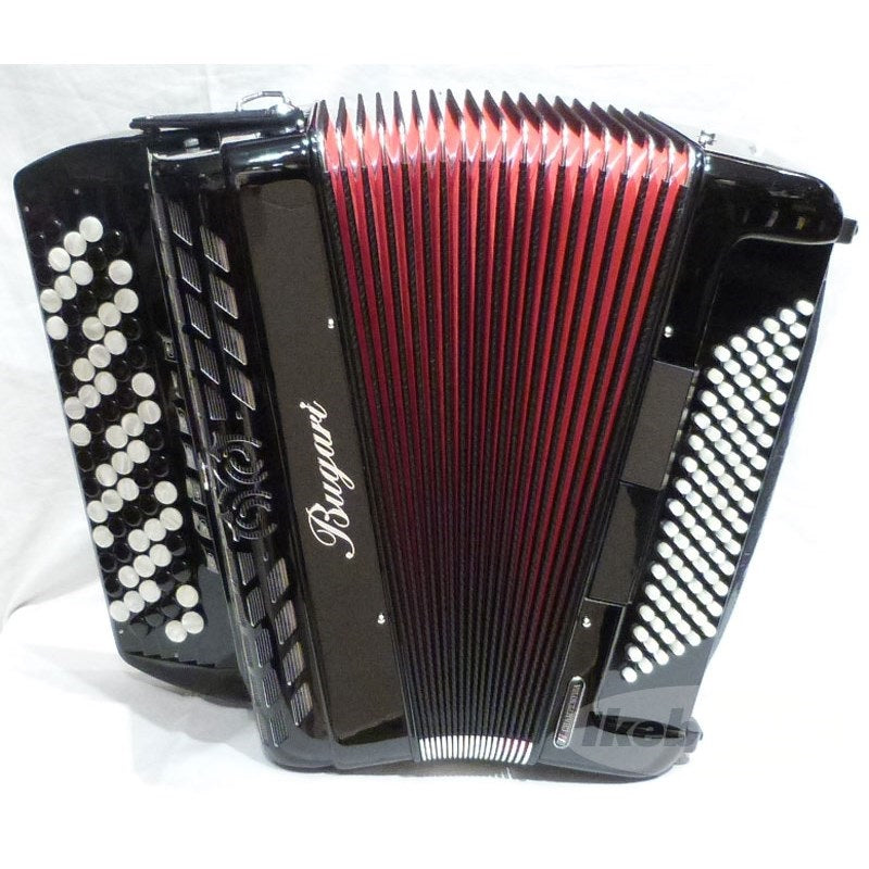 [Autumn_Super_Sale]_320CH_BK_[Black]_(Limited_to_one_unit_at_promotional_price!)_Bugari_Italian-made_Chromatic_Accordion_with_Button_Operation_02