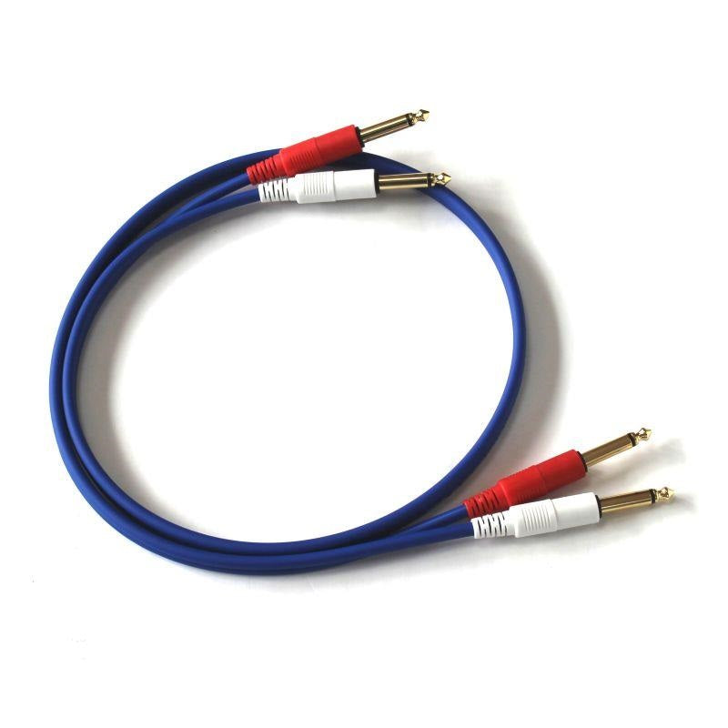 [Autumn_Super_Sale]_COLOR_TWIN_CABLE_2PP-1_0M_(PHONE-PHONE_1_Pair)_1_0m_(BLUE)_01