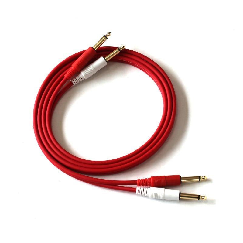 [Autumn_Super_Sale]_COLOR_TWIN_CABLE_2PP-1_8M_(PHONE-PHONE_1_Pair)_1_8m_(RED)_01