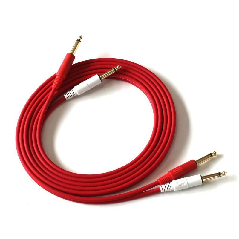 [Autumn_Super_Sale]_COLOR_TWIN_CABLE_2PP-3_0M_(PHONE-PHONE_1_Pair)_3_0m_(RED)_01