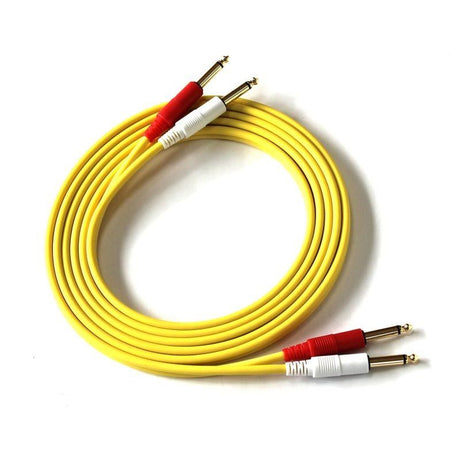 [Autumn_Super_Sale]_COLOR_TWIN_CABLE_2PP-3_0M_(PHONE-PHONE_1_Pair)_3_0m_(YELLOW)_01