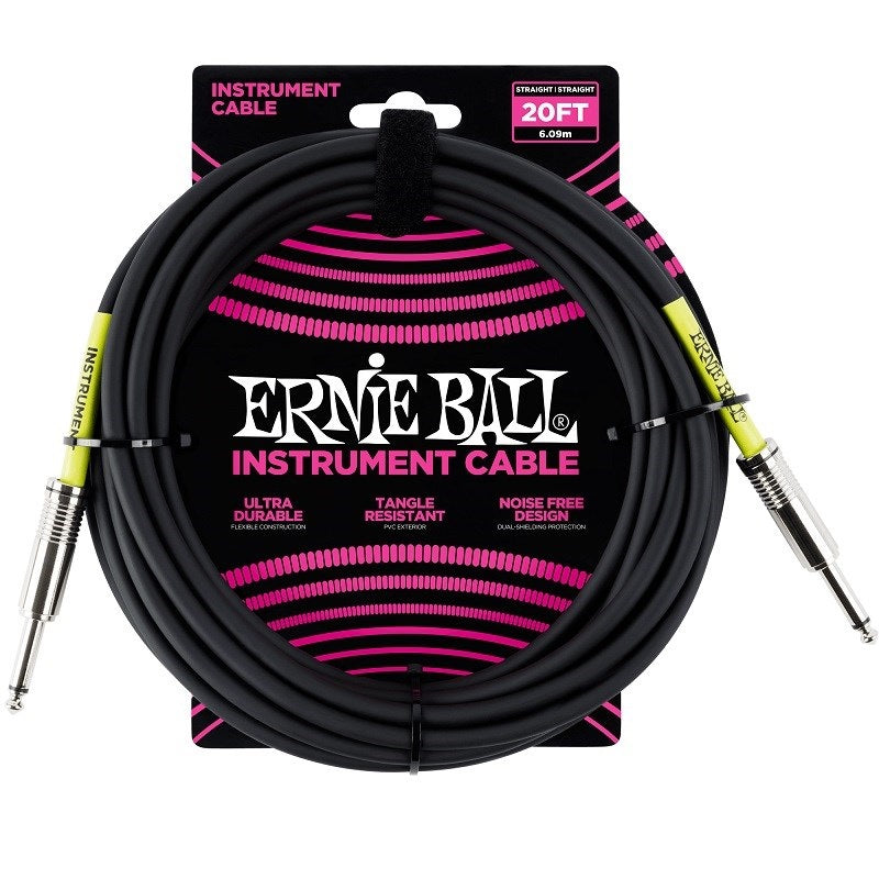 [Autumn_Super_Sale]_Classic_Instrument_Cable_20ft_S_S_Black_[#6046]_01