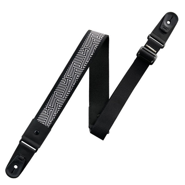 [Autumn_Super_Sale]_DURA_GUITAR_STRAP_VG_HARDCORE_SERIES_WHITE_MAZE_01