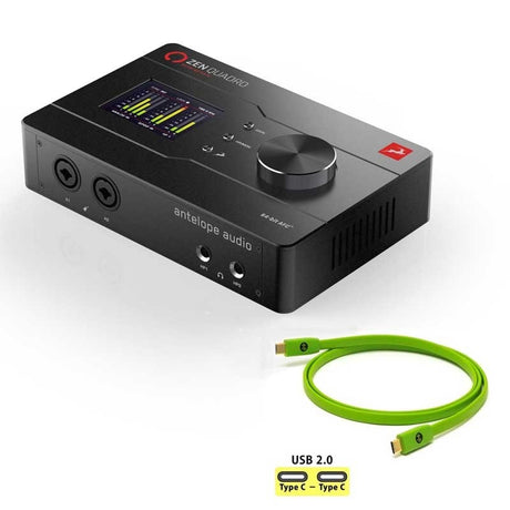 [Autumn_Super_Sale]_Zen_Quadro_Synergy_Core_+_OYAIDE_High-Quality_USB_Cable_Set_(Type_C_to_C_1_0m)_(Antelope_Audio)_(Dual_USB-C_Audio_Interface)_01