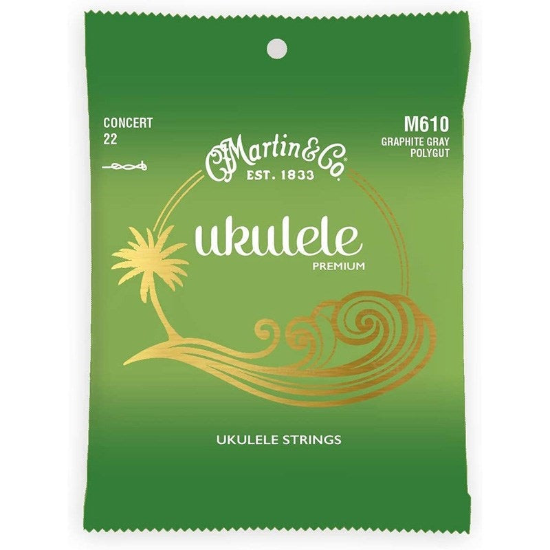 [Autumn_Super_Sale]_[Special_Price]_Martin_Graphite_Gray_Polygut_M610_[Concert_Ukulele_Strings]_01