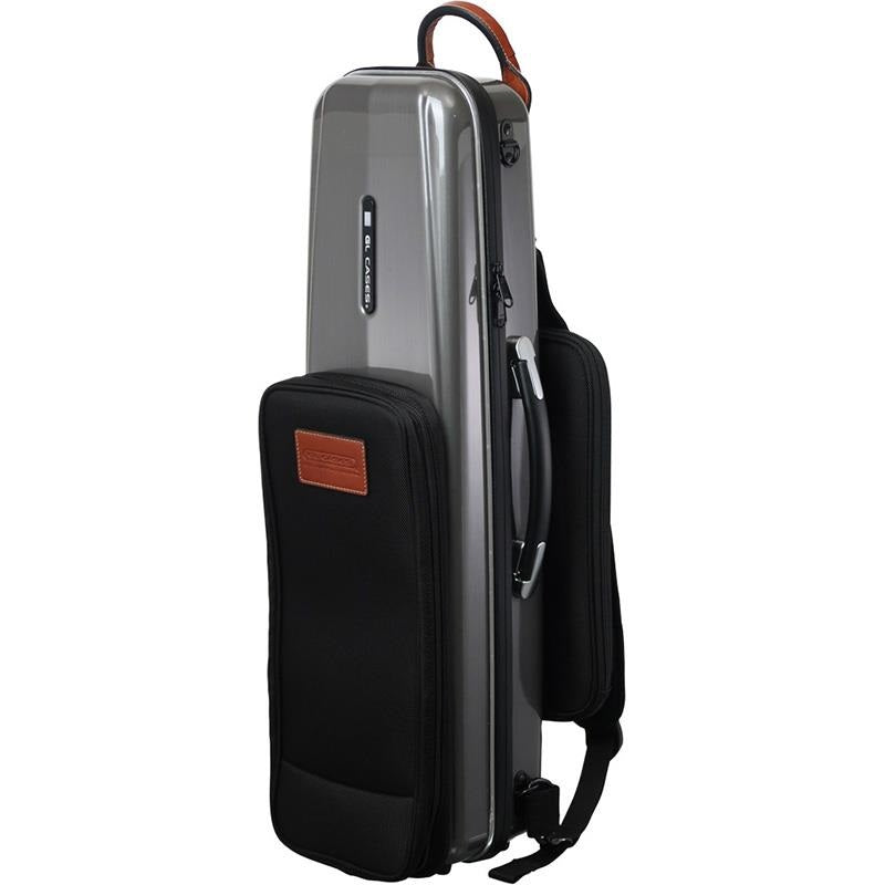 [Backorder]_GL_Case_for_Soprano_Saxophone，_GLK-S_(S)，_Gray_Hairline_Finish_[Brasspire_ver_]_01
